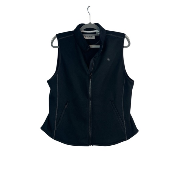 Ridgecut Other - Ridgecut Men’s Fleece Vest Black Full Zip‎ Workwear Outdoor Size L